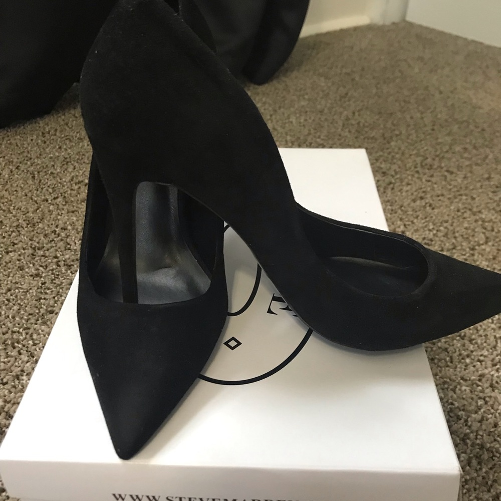 Black heels.
